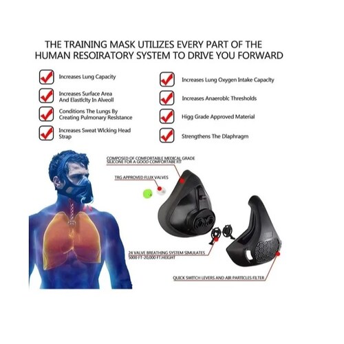 Máscara Fitness Para Entrenamiento Deportivo