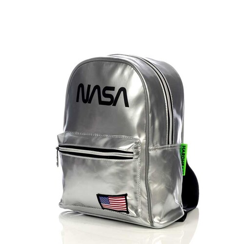 Mini Mochila Hardhead NASA silver space