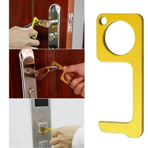 Pack 10 Piezas Llavero Abre Puertas Sin Contacto Sellingo, Key Llave, Acero, Protección