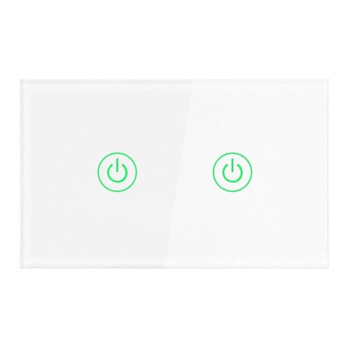 Interruptor inteligente Wifi Interruptor de Luz, Smart Switch Iluminación LED Compatible con Alexa Google Home