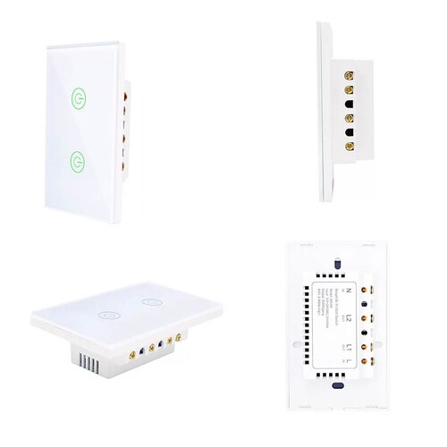 Interruptor inteligente Wifi Interruptor de Luz, Smart Switch Iluminación LED Compatible con Alexa Google Home