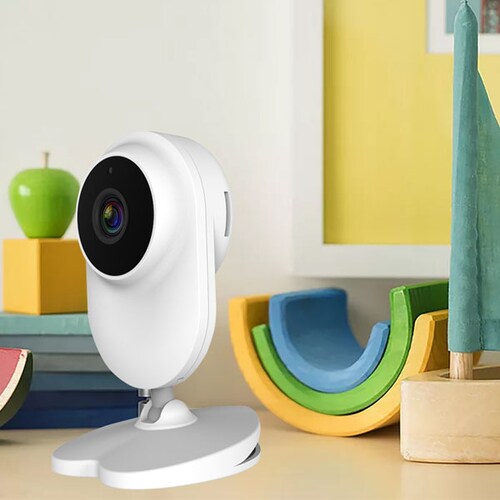 Camara de seguridad con wifi y luces led inteligentes Cam5 - Zeta - Blanco