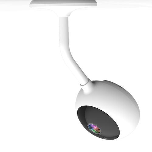 Cámara de seguridad inteligente flexible con tecnología Cam6 HD - Zeta - Blanco