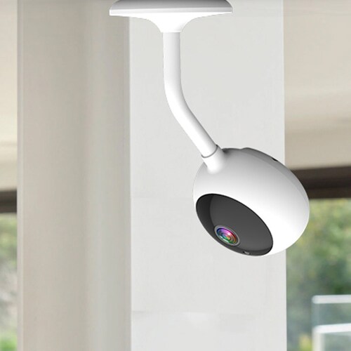 Cámara de seguridad inteligente flexible con tecnología Cam6 HD - Zeta - Blanco