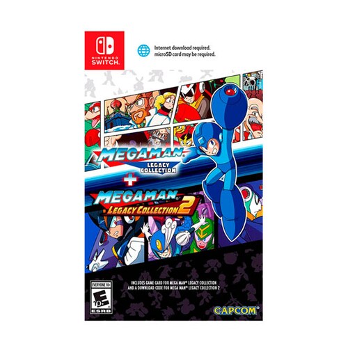 VIDEOJUEGO MEGAMAN LEGACY COLLECTION 1+2 NINTNEDO SWITCH