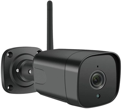Cámara para exterior Netzhome WV09 Wi fi HD Contra Agua Modo Nocturno Negra