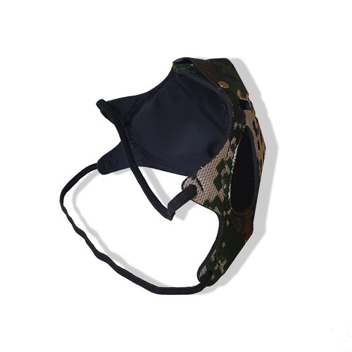 CUBREBOCAS DE NEOPRENO COLOR NEGRO Y MILITAR REUTILIZABLE / LAVABLE