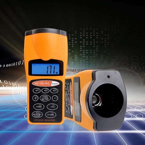 Medidor De Distancia Láser Ultrasónico LCD