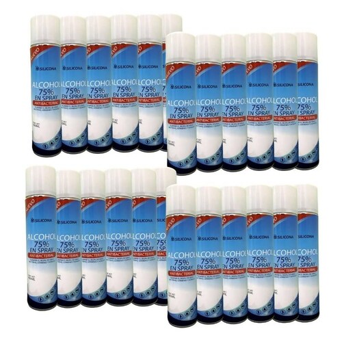 Paquete de 24 Alcohol en Spray al 75%