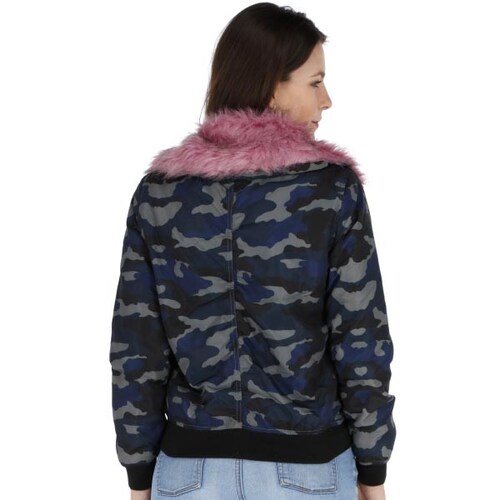 Chamarra Camuflaje Para Mujer Moderna En Dos Colores G1549