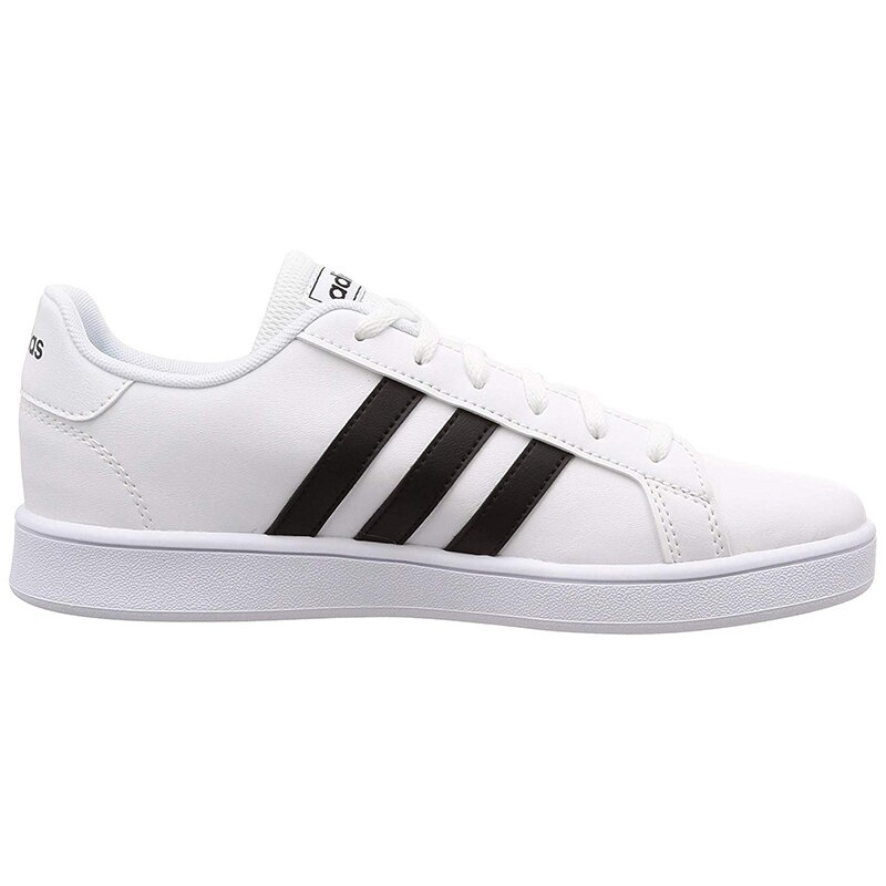 Tenis adidas blancos con franjas de colores sale