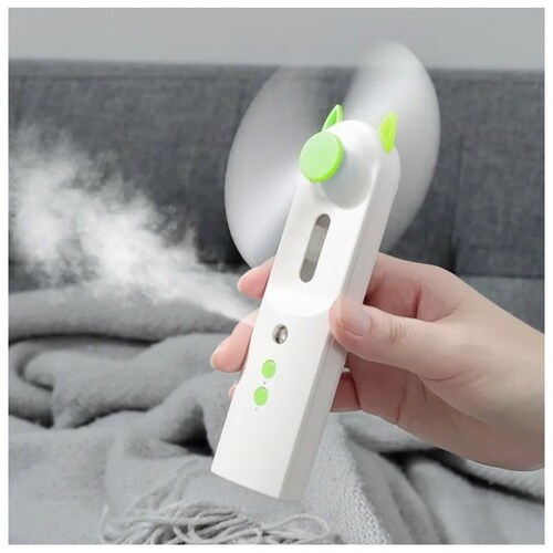 Humidificador Sanitizante Difusor con Ventilador de Puerquito mini
