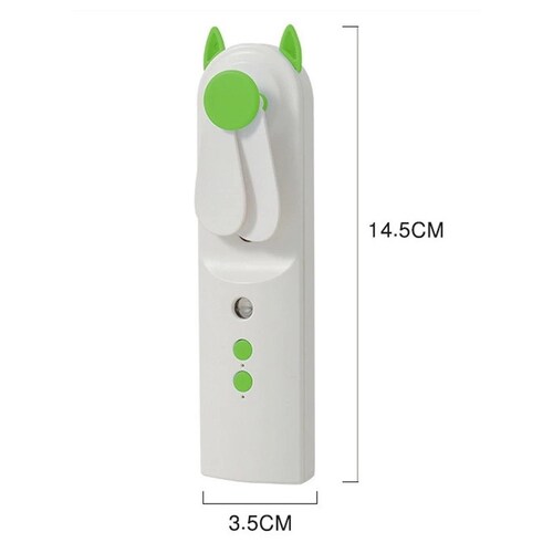 Humidificador Sanitizante Difusor con Ventilador de Puerquito mini