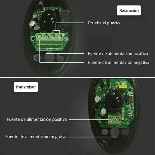 Par de Sensores Infrarrojos Detectores fotoeléctricos