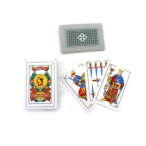 Juego De Cartas Baraja Española Naipe de Cartón