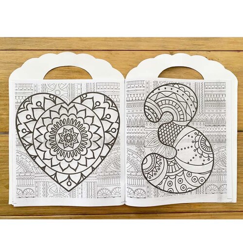 paquete de 2 Libros Para Colorear Mandalas Ciudades y cosas 16 Pág C/u