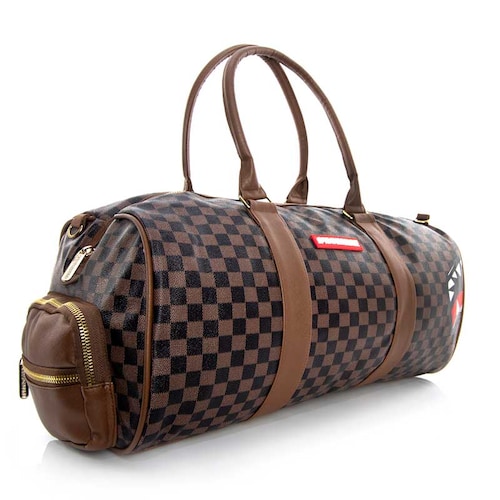 Duffle Bag Sprayground Brown Jaws in Paris