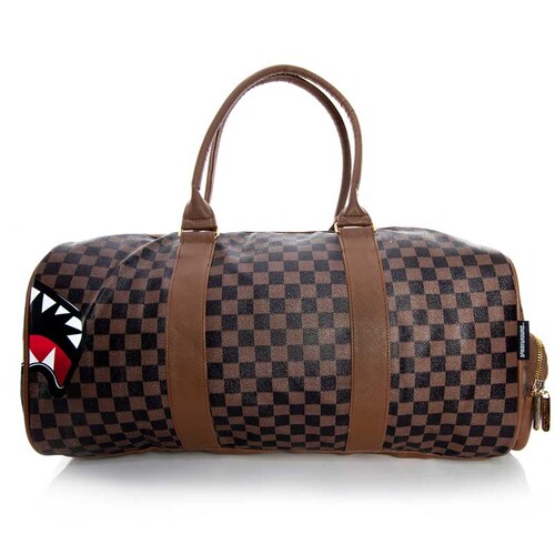 Duffle Bag Sprayground Brown Jaws in Paris