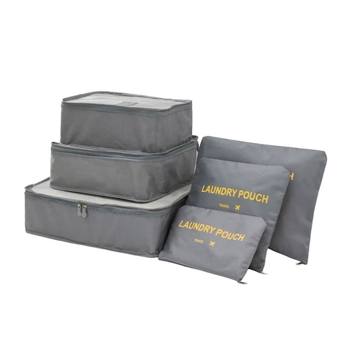 Bolsas de viaje 6 en 1 bolsas organizadoras de viaje para maleta