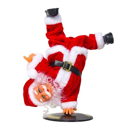 Santa Claus Street Dance Break Dance