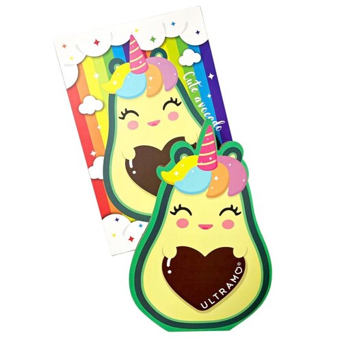 Paleta De Sombras De 34 Tonos Con Forma De Aguacate colores mate y Glitter