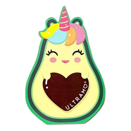 Paleta De Sombras De 34 Tonos Con Forma De Aguacate colores mate y Glitter