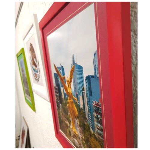 3 MARCOS TRICOLOR BANDERA DE MEXICO HERMOSOS, PASPARTU FRAMES
