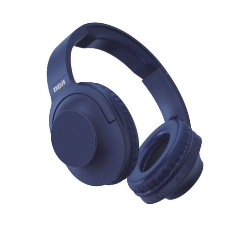 Audífonos Diadema RCA HP63BTBL Azul Bluetooth Inalámbrico Plegables