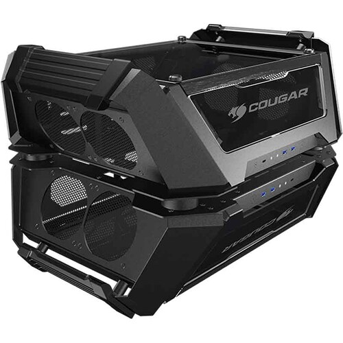 Gabinete Dual COUGAR GEMINI X Aluminio Cristal Templado 