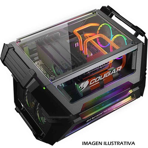 Gabinete Dual COUGAR GEMINI X Aluminio Cristal Templado 