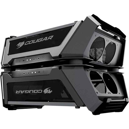 Gabinete Dual COUGAR GEMINI X Aluminio Cristal Templado 