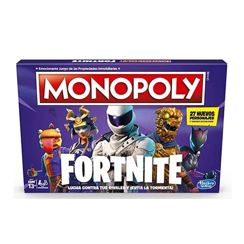Monopoly Fortnite 27 Nuevos Personajes Juego De Mesa