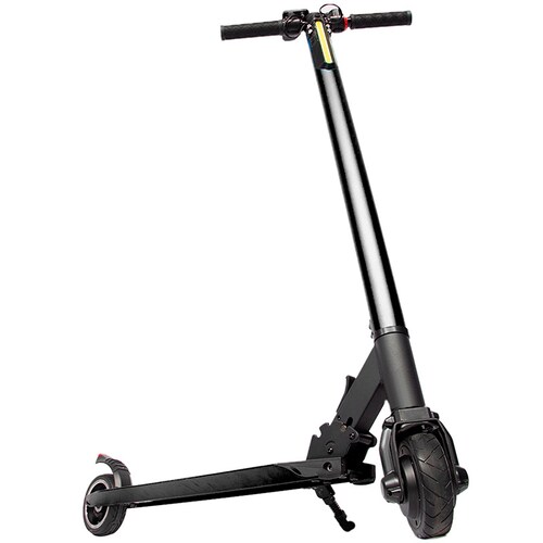 Scooter Electrico Plegable 23 km  3 Velocidades Luz Led Patin Negro Centurfit
