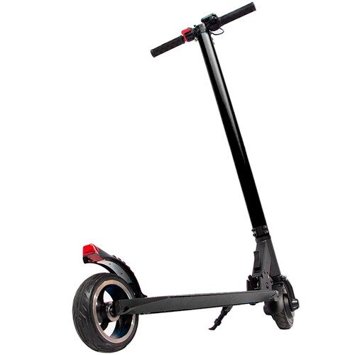 Scooter Electrico Plegable 23 km  3 Velocidades Luz Led Patin Negro Centurfit