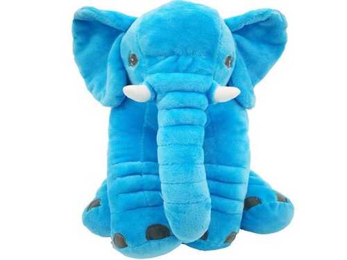 Muñeco De Felpa Almohada, Suave Elefante Azul 60cm