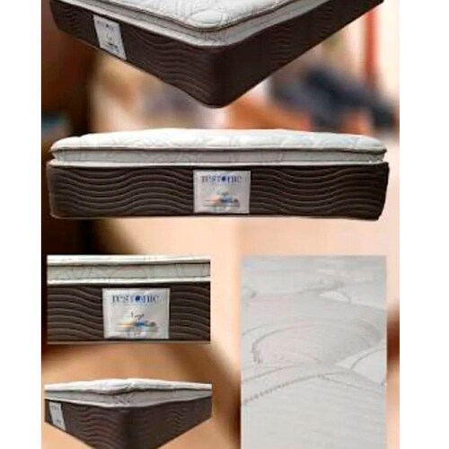 COLCHON MATRIMONIAL NAP DE RESTONIC CON COLCHONETA EXQUIZITO 