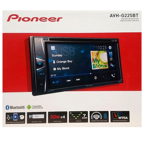 Auto Estereo Pioneer De Pantalla Avh-g225bt Bluetooth Cd