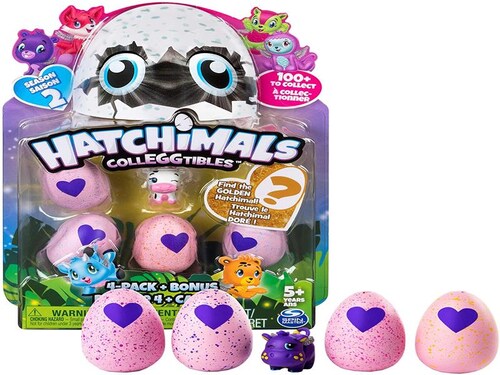 Hatchimals Colleggtibles Season 2 - Incluye 4 Huevos + Bonus Spin Master