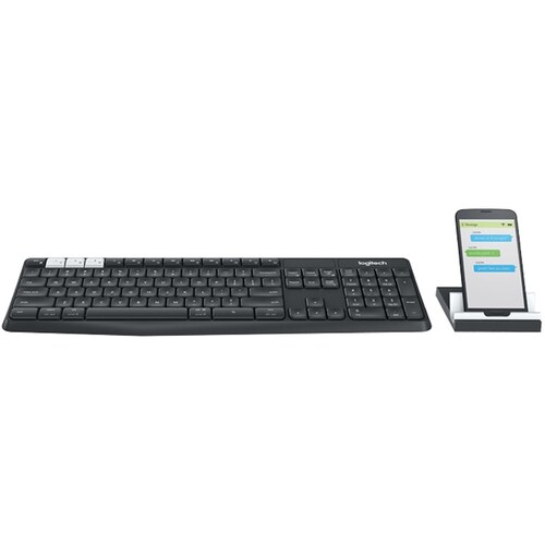 Teclado Logitech Inalambrico USB Y Bluetooth K375s Multi-Dispositivos 920-008166