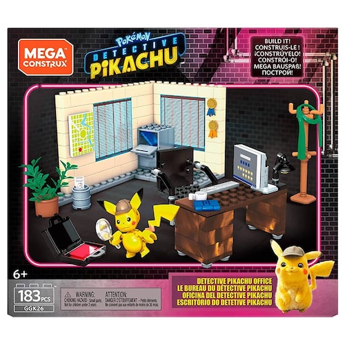 Oficina Del Detective Pikachu Pokemon Mega Construx