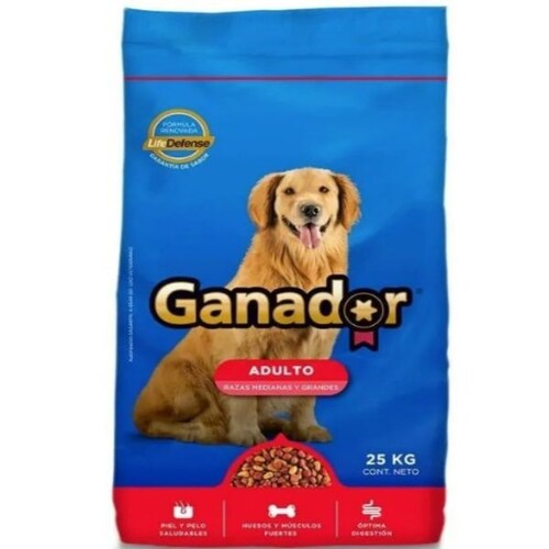 Alimento para Perro Ganador Original Adulto Raza Med Grande 25kg