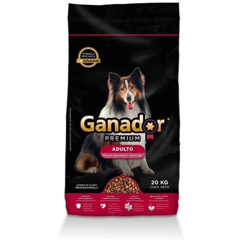 Alimento para Perro Ganador Premium Adulto Raza Grande 20kg