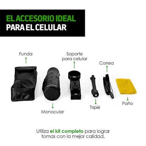 Telescopio para Celular con Tripié y Soporte Zoom 40x60 Redlemon