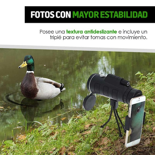 Telescopio para Celular con Tripié y Soporte Zoom 40x60 Redlemon
