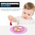Redlemon Plato Antideslizante para Bebés y Niños con Cubiertos, Silicón de Grado Alimenticio Libre de BPA