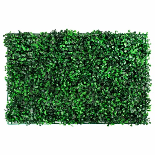 Combo 20 Pzs De Follaje Artificial Boxwood Para Muro 60 X 40