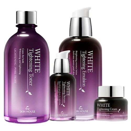 Tratamiento aclarante y reductor de poros White Tightening,Dia y noche. The Skin House®