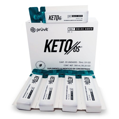 Pack de 5 Cetonas Exógenas KETO//os Sin cafeína, Sabor dulce agrío.