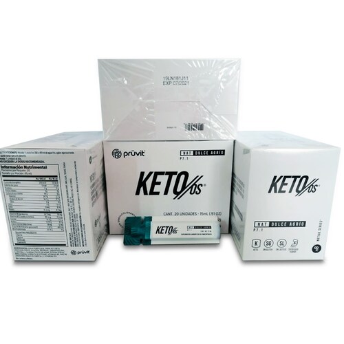 Pack de 5 Cetonas Exógenas KETO//os Sin cafeína, Sabor dulce agrío.