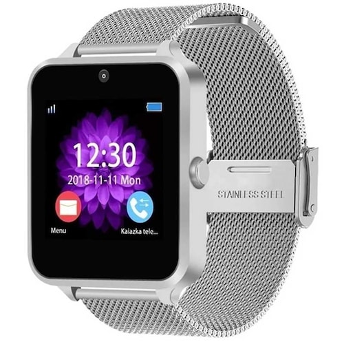 Fralugio Smartwatch Reloj Inteligente con Camara y Grabadora de Voz Z60 Notificaciones